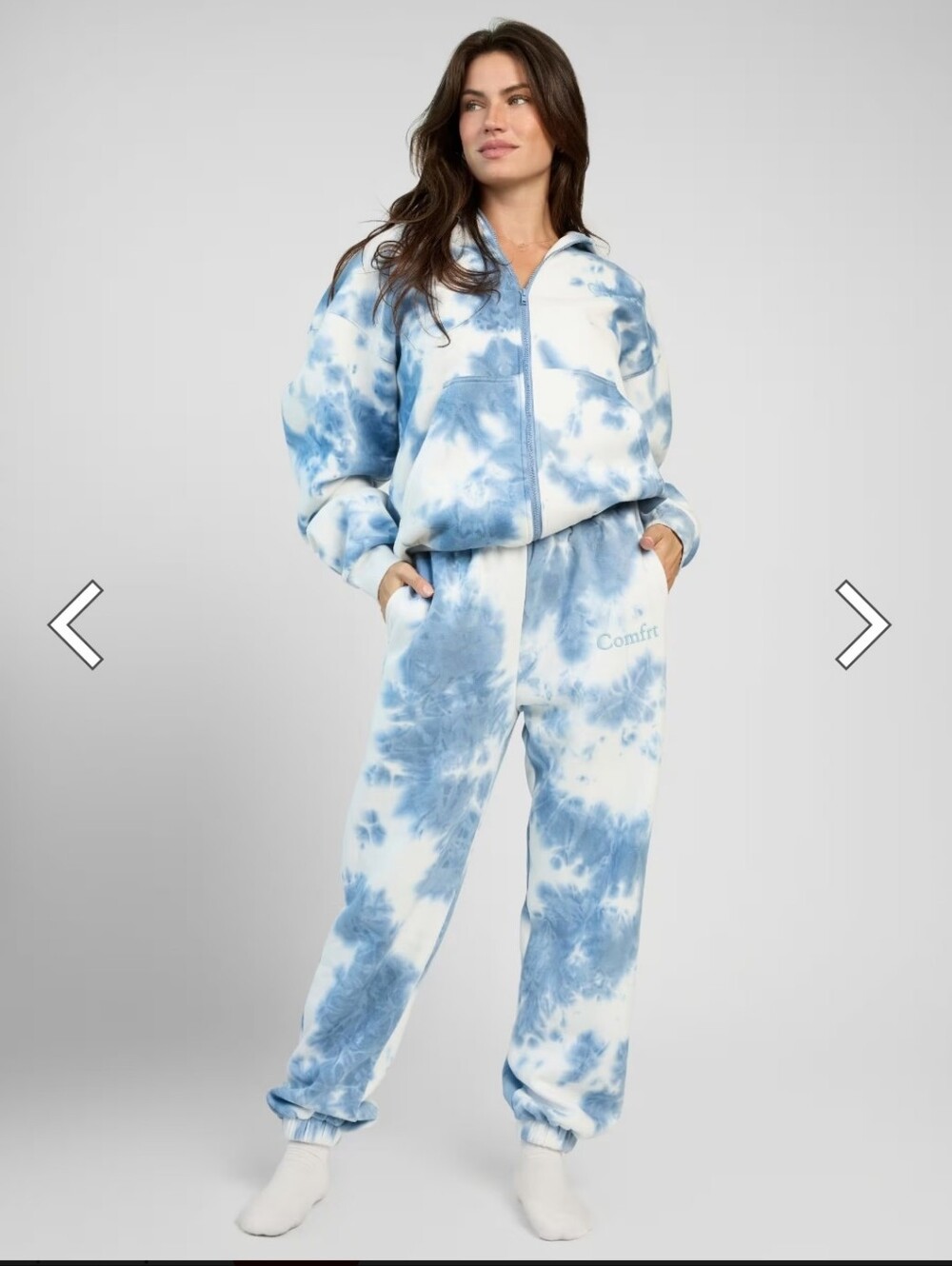 NWT Comfrt "Wave" Zip Up - Picture 2 of 5